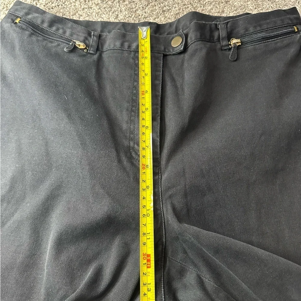 Ralph Lauren chino pant black 16W plus sz high rise straight leg utility earthy - Picture 6 of 10